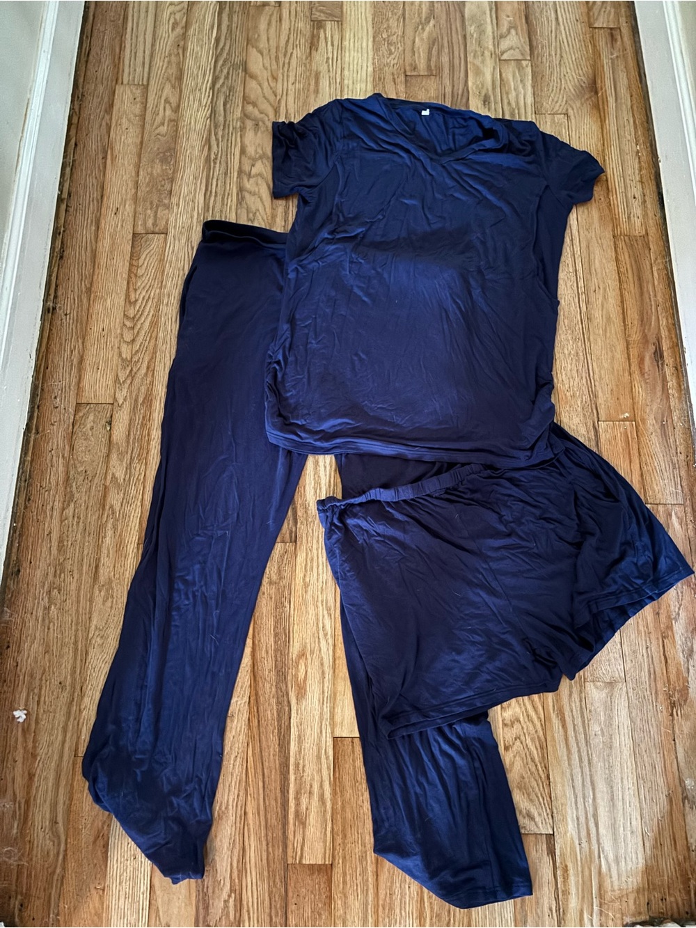 Three piece postpartum/breast feeding friendly PJs